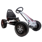 Rally Go-Kart, schwarz-weiß