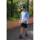 Funbee - Fersenroller Flashing Wheels, blau