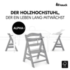 Hauck Hochstuhl Alpha Plus B, Grey