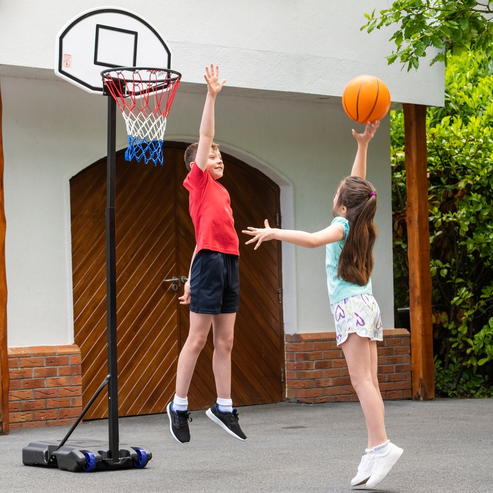 Verzorgen eend Imperialisme Starters-basketbalring voor kinderen in hoogte verstelbaar 150-210 cm |  Smyths Toys Nederland