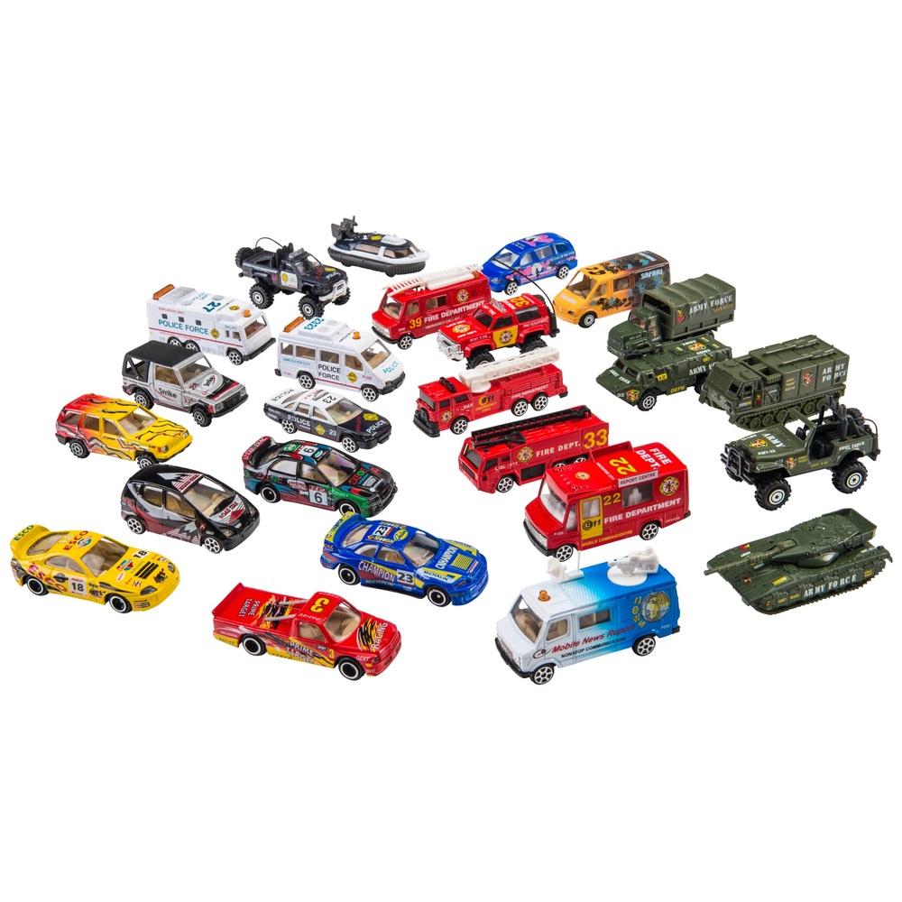 RevZ 25 Pack Diecast Vehicle Playset | Smyths Toys Ireland