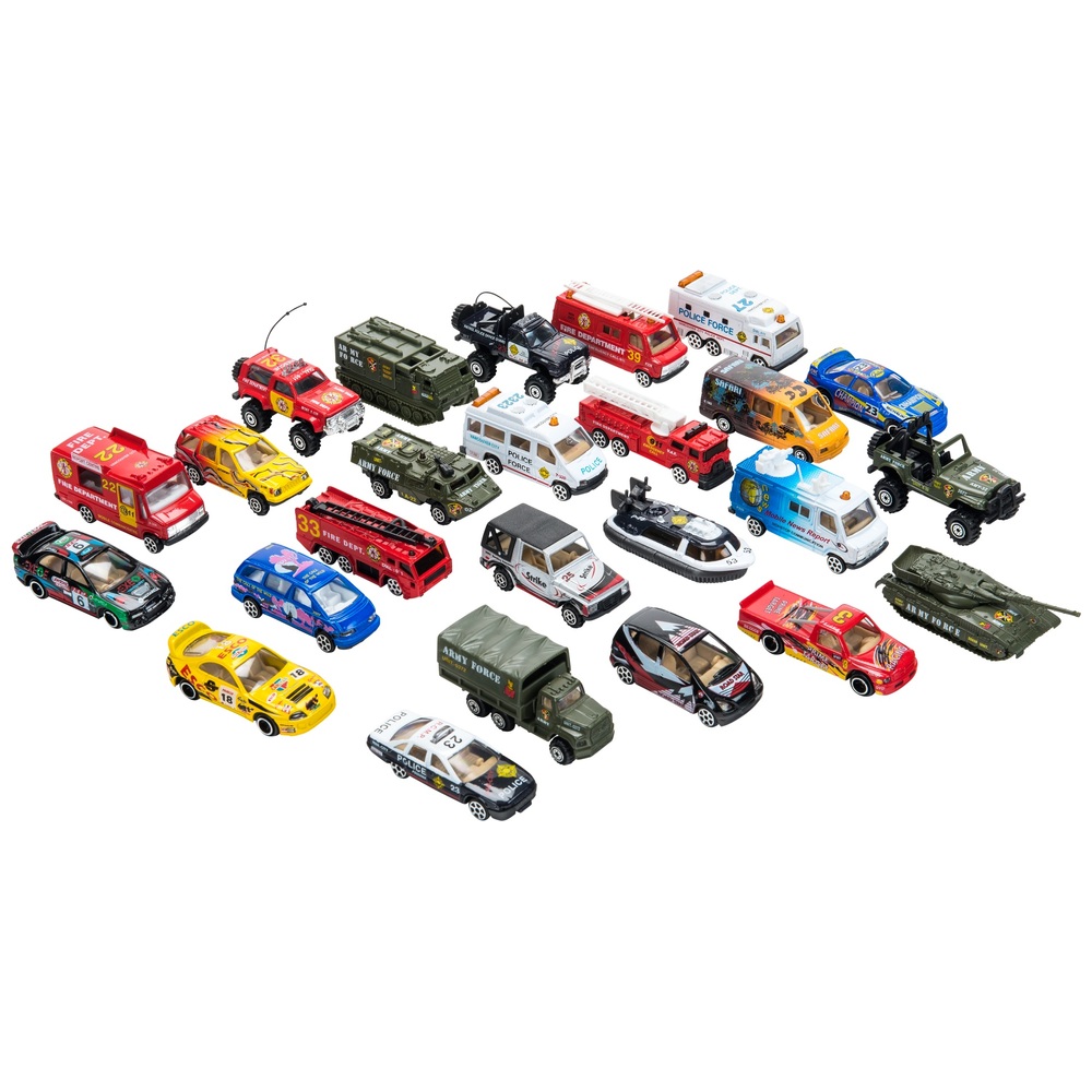 RevZ 25 Pack Diecast Vehicle Playset | Smyths Toys Ireland