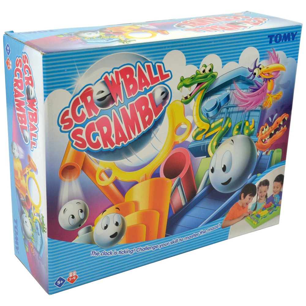 Screwball Scramble Game Crazy Balance Strategy with Metal Ball TOMY Please  Read