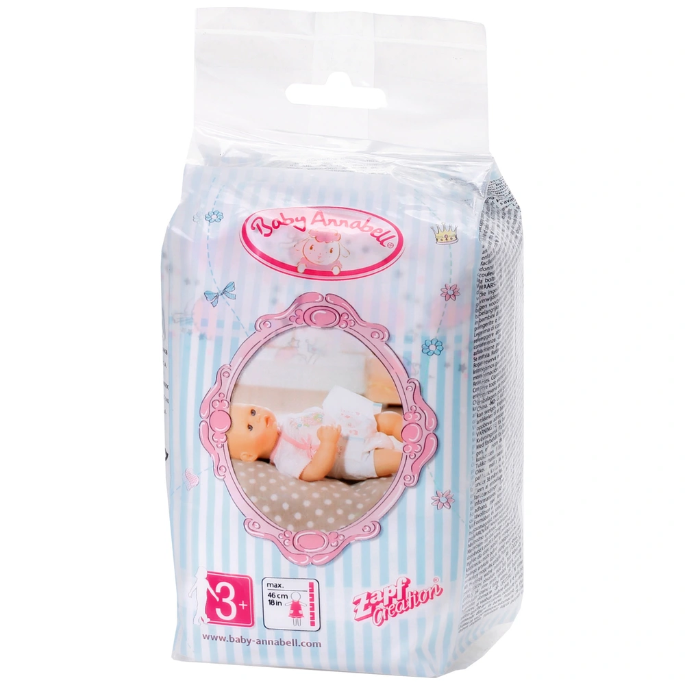 Baby Annabell Accessory Baby Doll Nappies Pack Smyths Toys UK