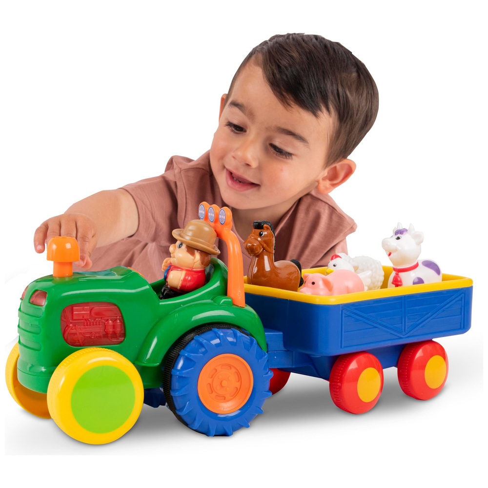 Voorwaarden barst oplichter Big Steps speelgoedauto Old McDonald tractor met aanhangwagen | Smyths Toys  Nederland