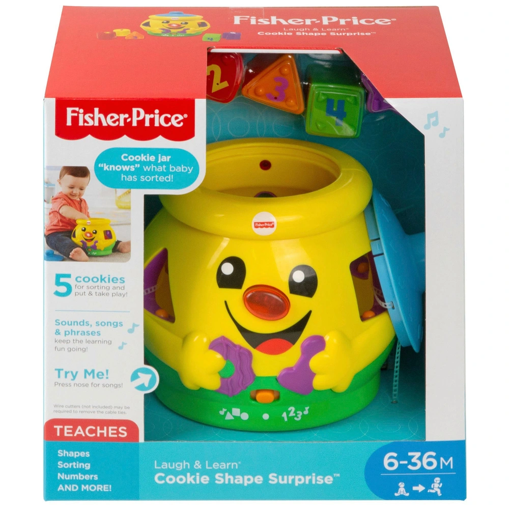 Fisher-Price Laugh Learn Cookie Surprise Shape Sorter Smyths