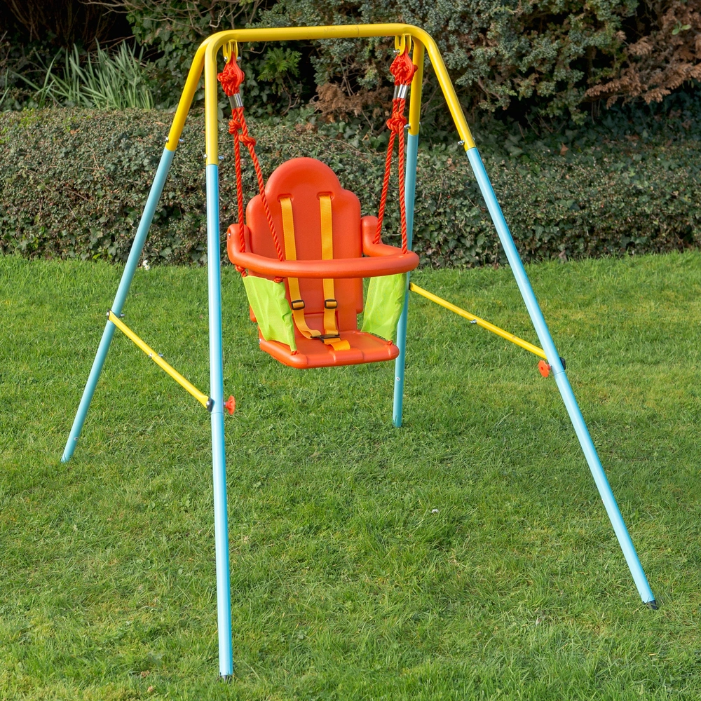 Metal Baby Swing Set Smyths Toys UK