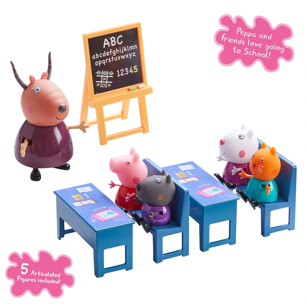 Peppa Pig Playset Peppa's Classroom Smyths Toys UK