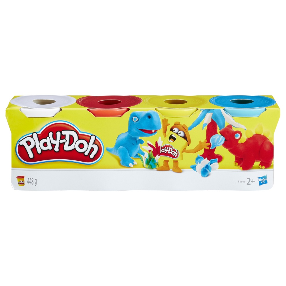 Play Doh Classic Colours 4 Pack, Arts