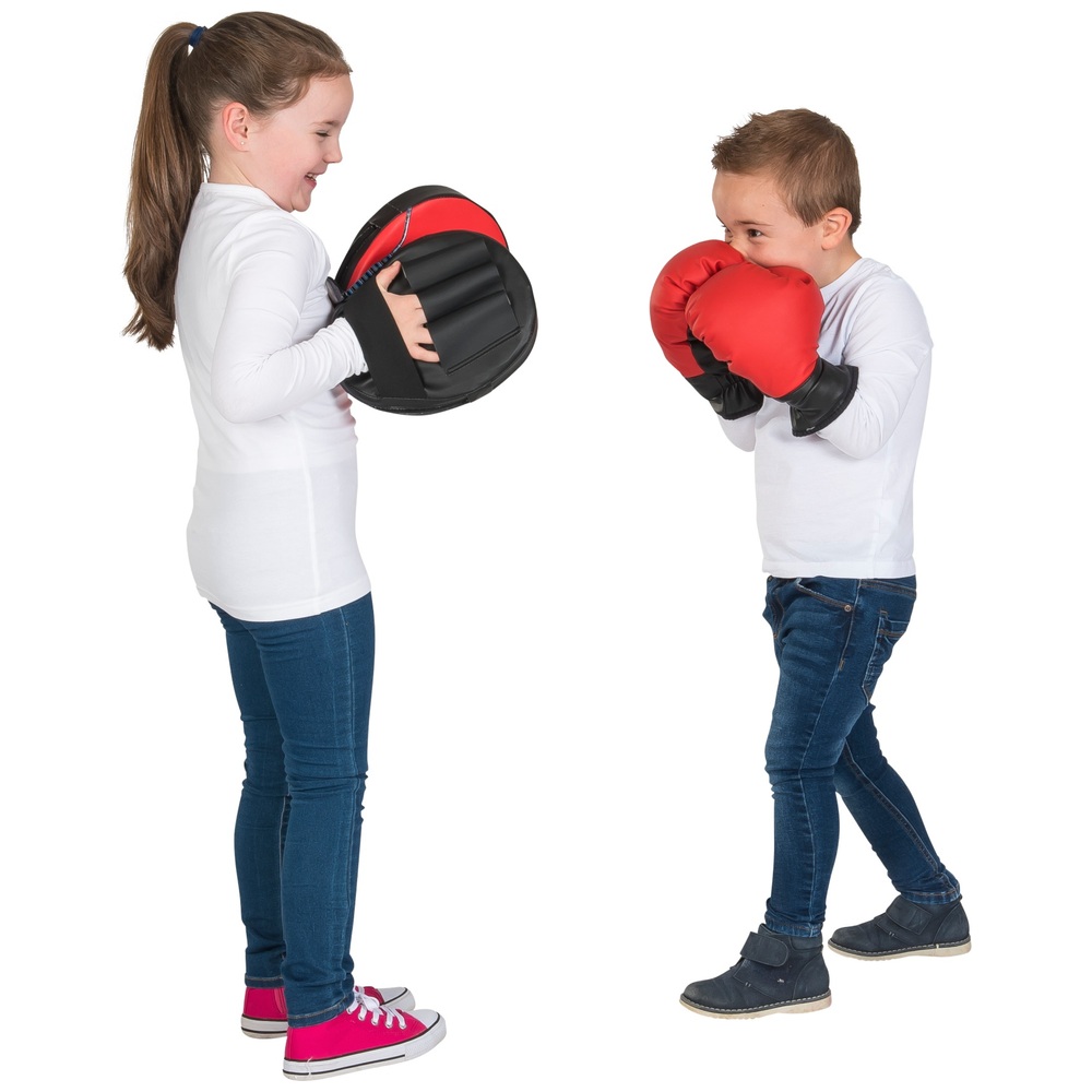 Kids Box-Set Angebot Boxhandschuhe + Arm-Schlagpolster / Qualität & A