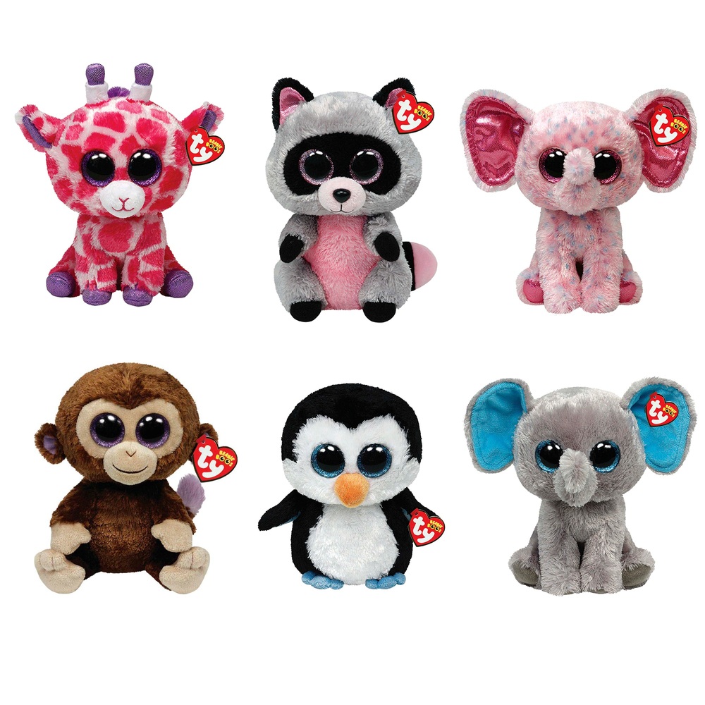 Peluche Beanie Boo's - Muddles le chien 23 cm TY : King Jouet, Mini  peluches TY - Peluches
