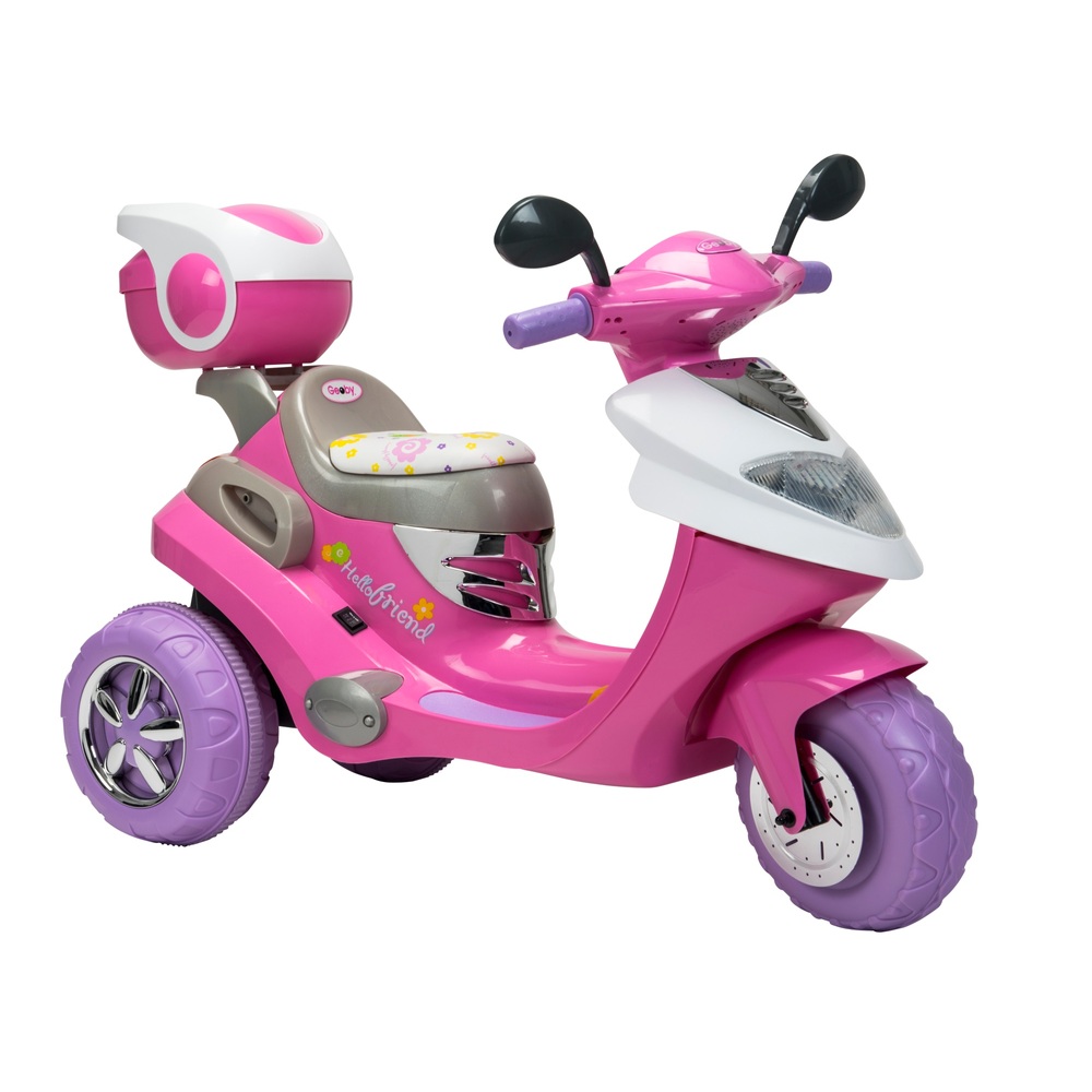 pink electric scooter 6v