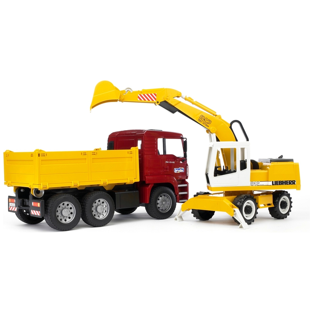 Bruder Man Tga Construction Truck With