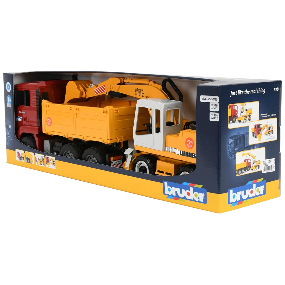 Bruder 03420 Dumper Avec Benne Basculante - Jouet Camion Dès 2 Ans