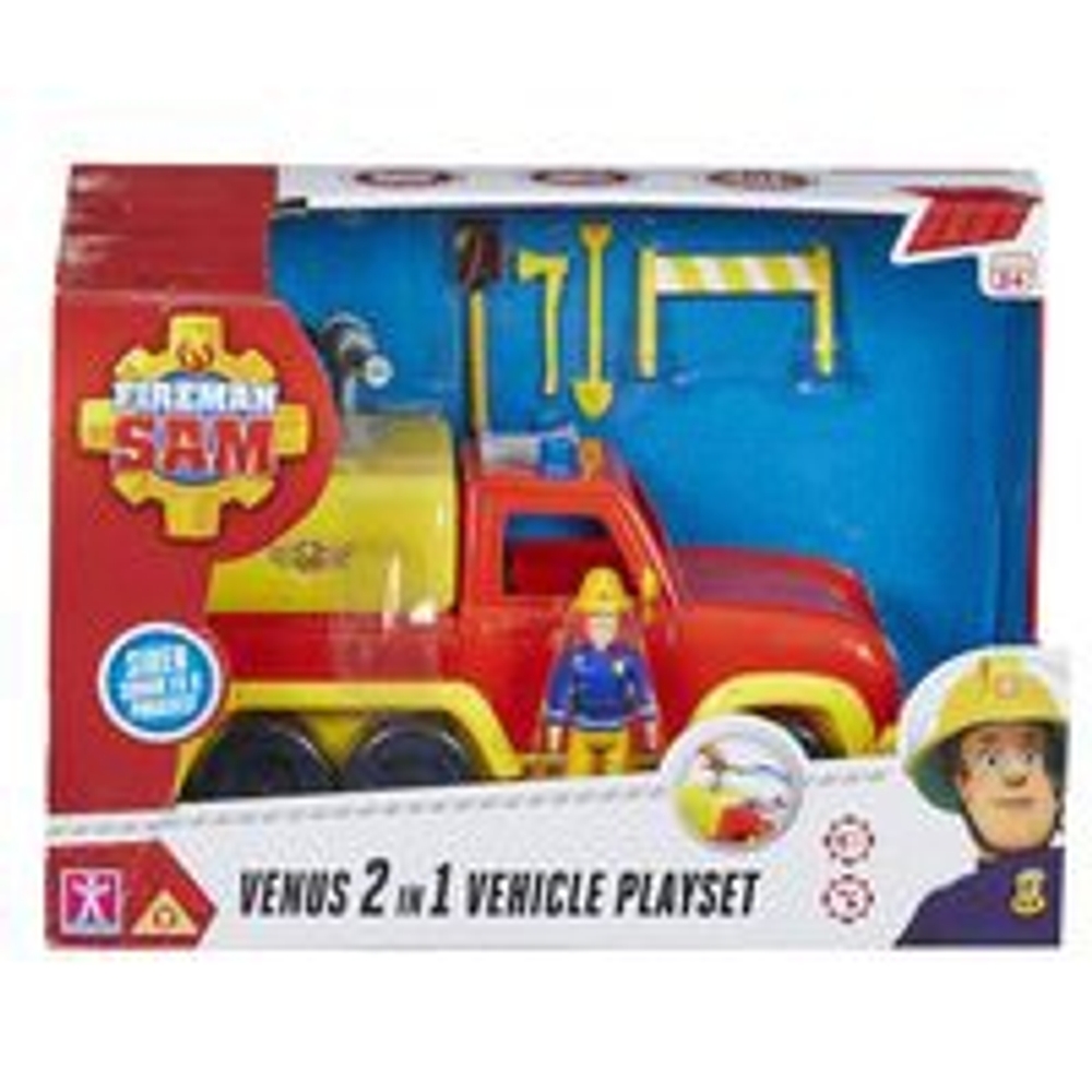 Midden barricade vertel het me Fireman Sam Venus 2 in 1 Vehicle Playset | Smyths Toys UK