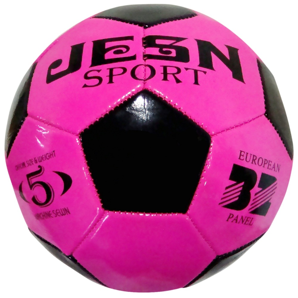 black and pink football