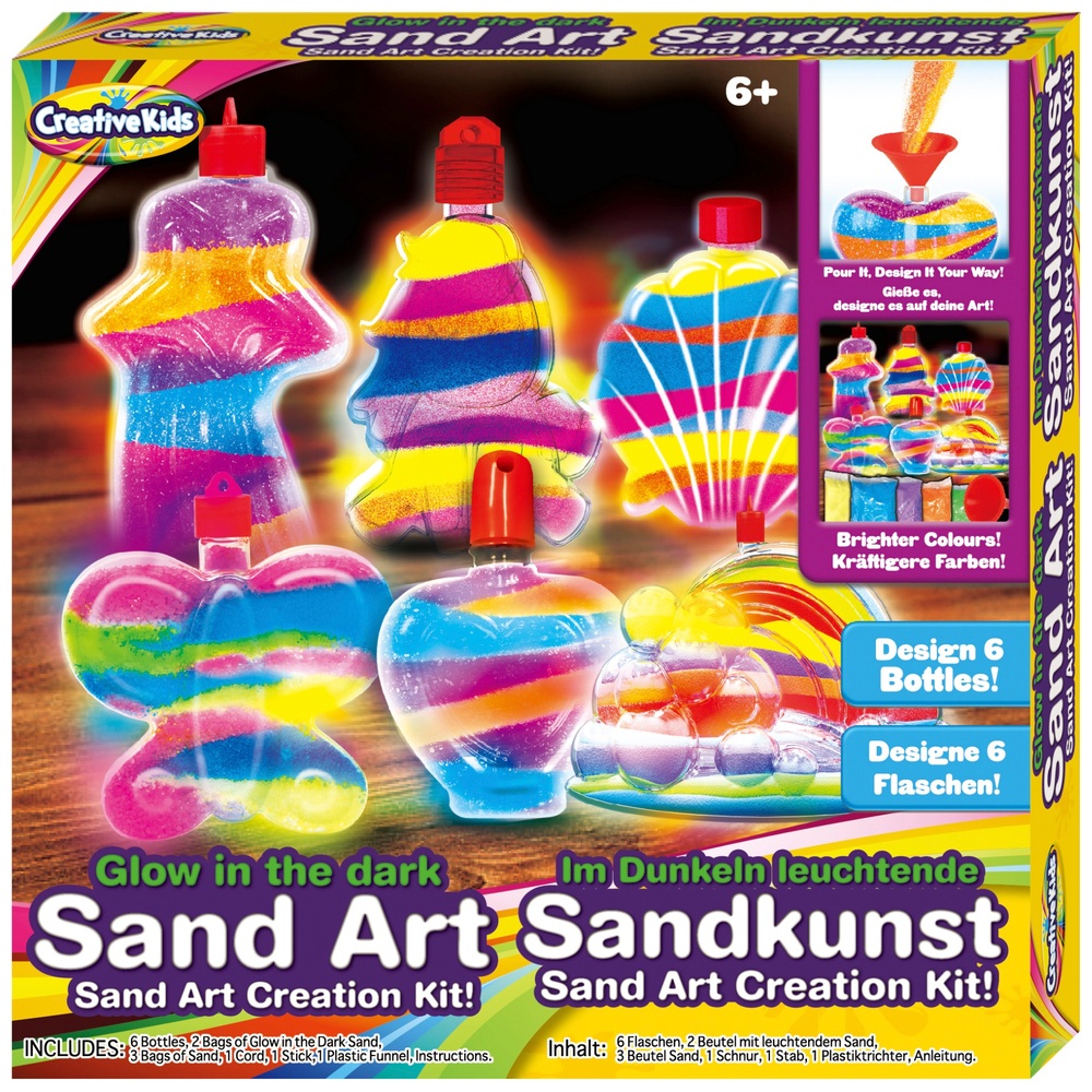 GlowInTheDark Super Sand Art Smyths Toys UK