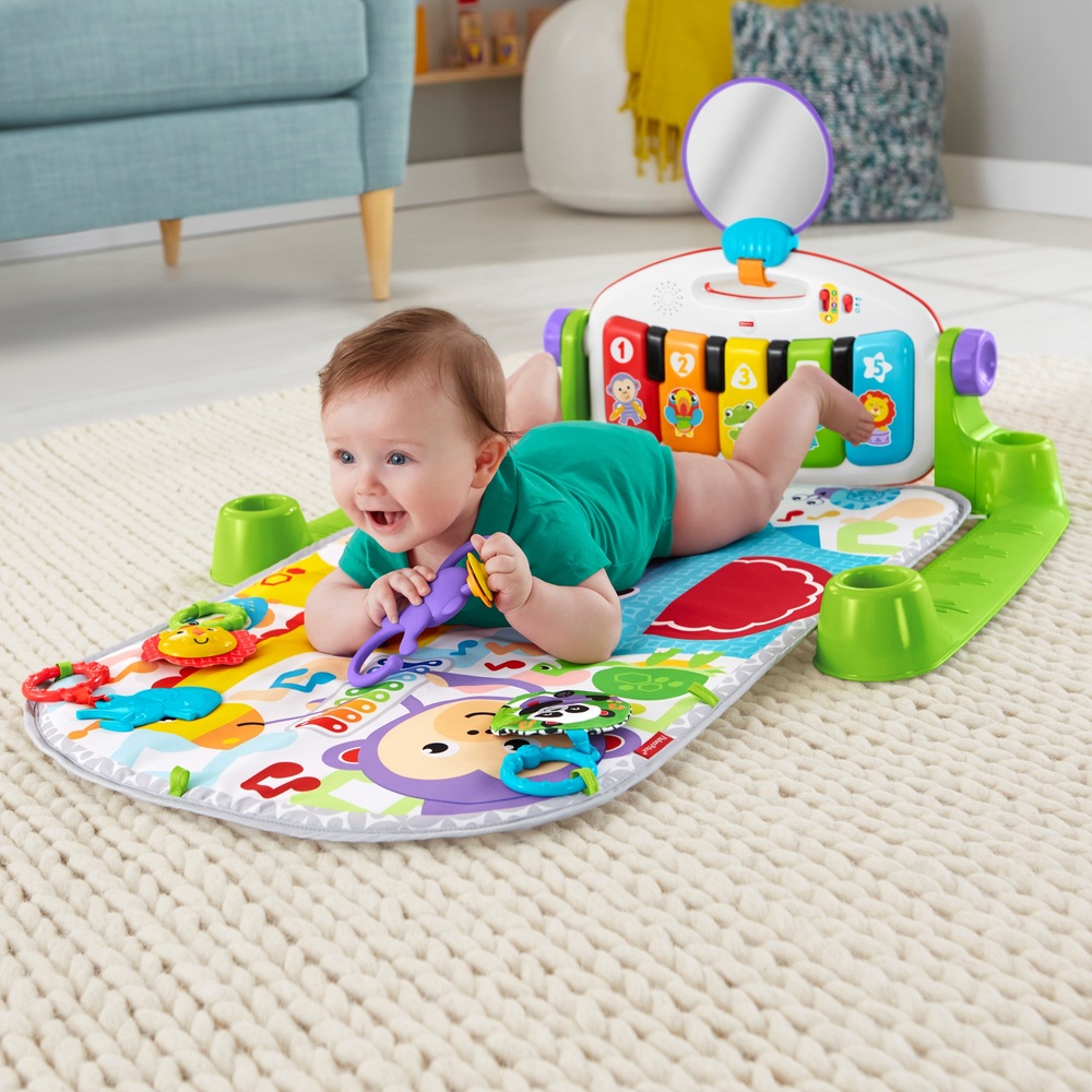 Play Mat Activity Gym for 1-36 Months Newborns Baby Fitness Bodybuilding Children Lay Sit Toy PROKTH Baby Kick and Play Piano Gym Playmat 