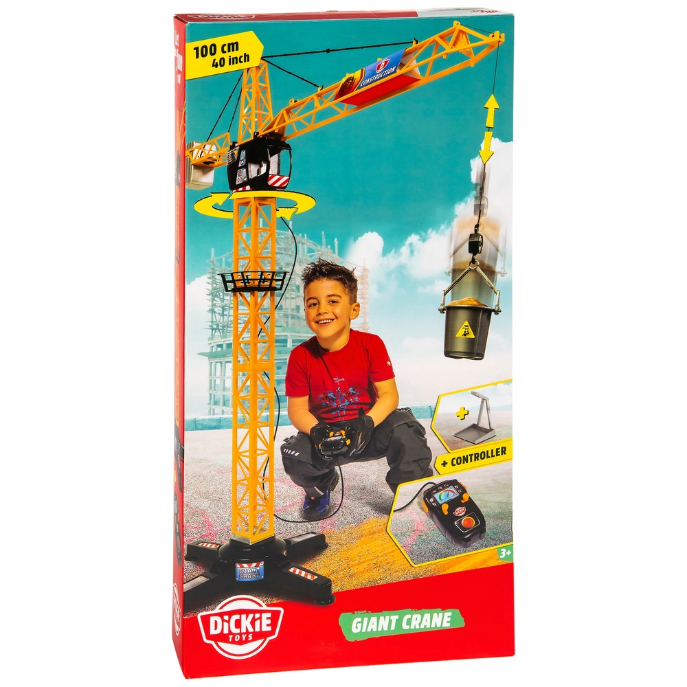 Dickie Toys 40 Giant Crane Playset , Yellow