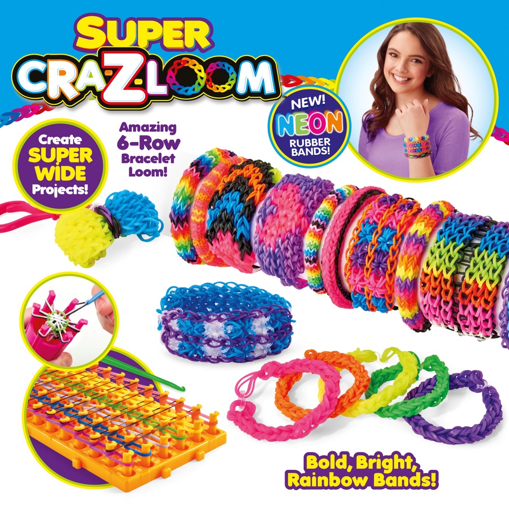 Loom Band Bracelet Technique with Spool Knitting