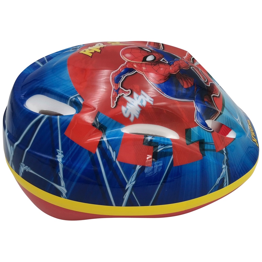 Casque vélo enfant Spider-Man bleu clair – Équipement jeune cycliste