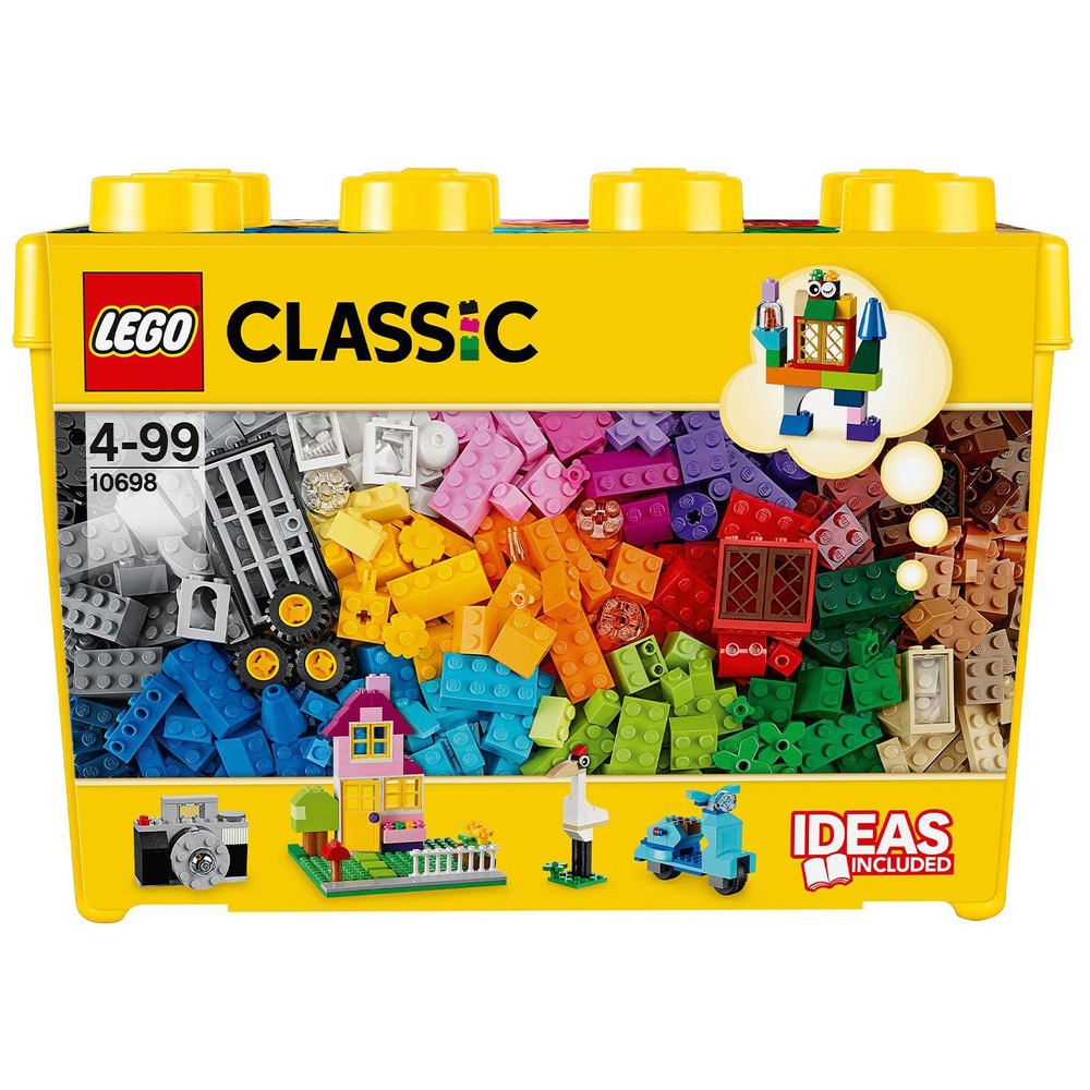 Tag et bad ild øve sig LEGO Classic 10698 Large Creative Brick Box Set with Storage LEGO Bricks Set  | Smyths Toys Ireland