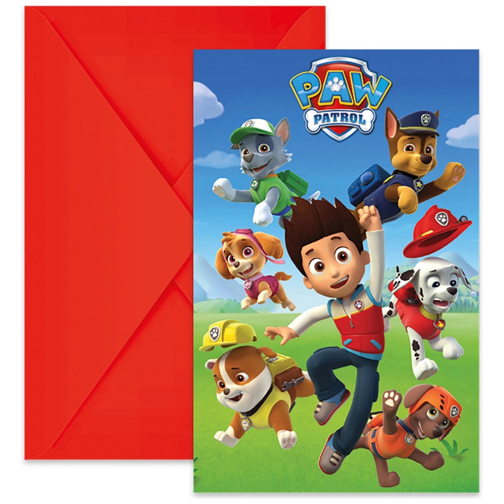 La Pat'Patrouille Cartons d'Invitations Smyths Toys France