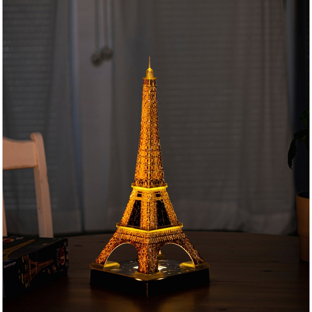 Bot overschot Positief Ravensburger 3D Puzzel Night Edition Eiffeltoren bij nacht 216 stukjes |  Smyths Toys Nederland