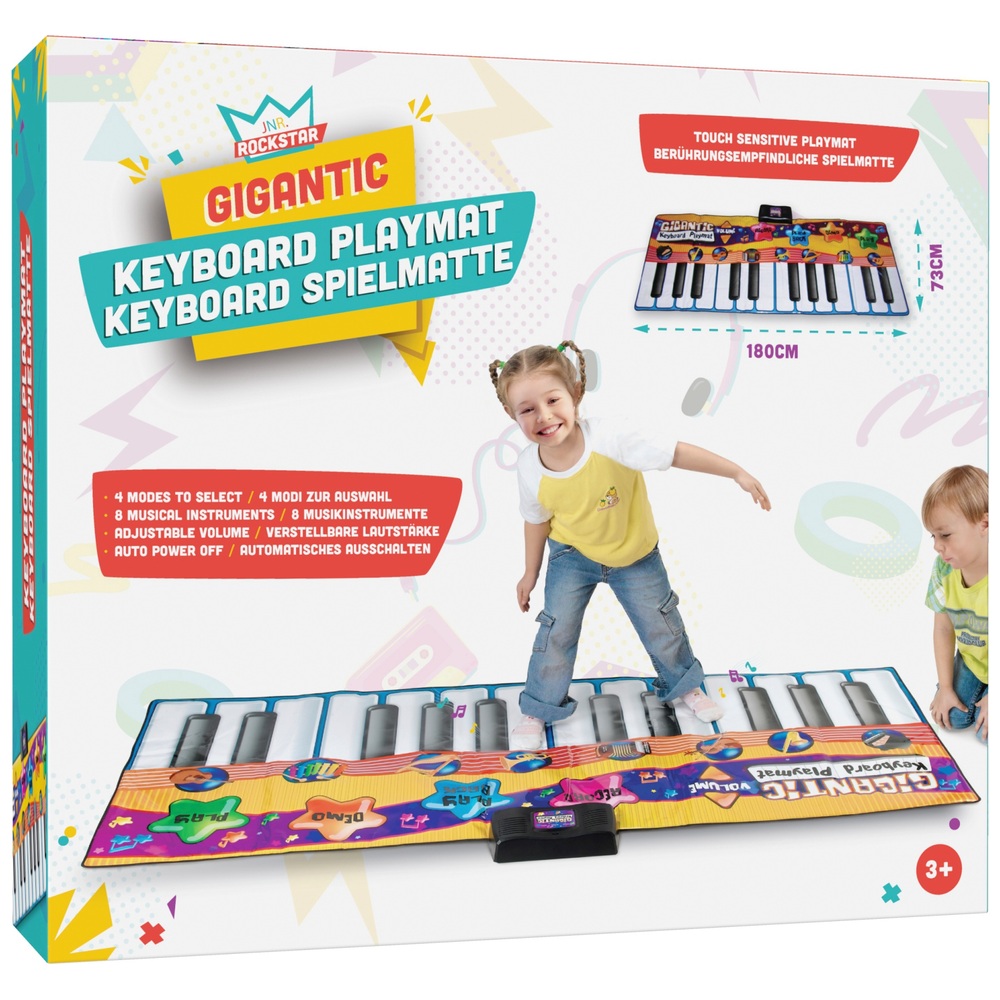 Giant Electronic Keyboard Floor Mat Large Kids Piano Playmat Toy 