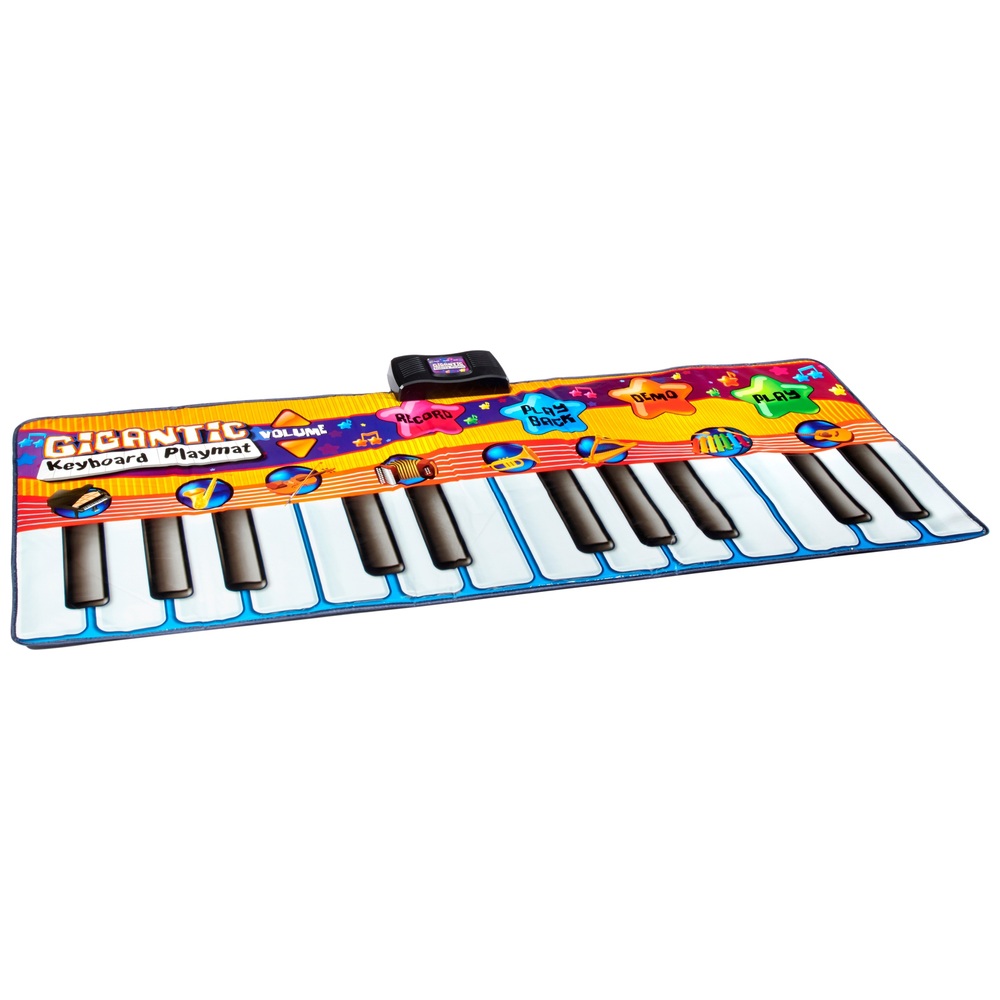 Tapis de piano de sol - Tapis de jeu musical géant pour clavier