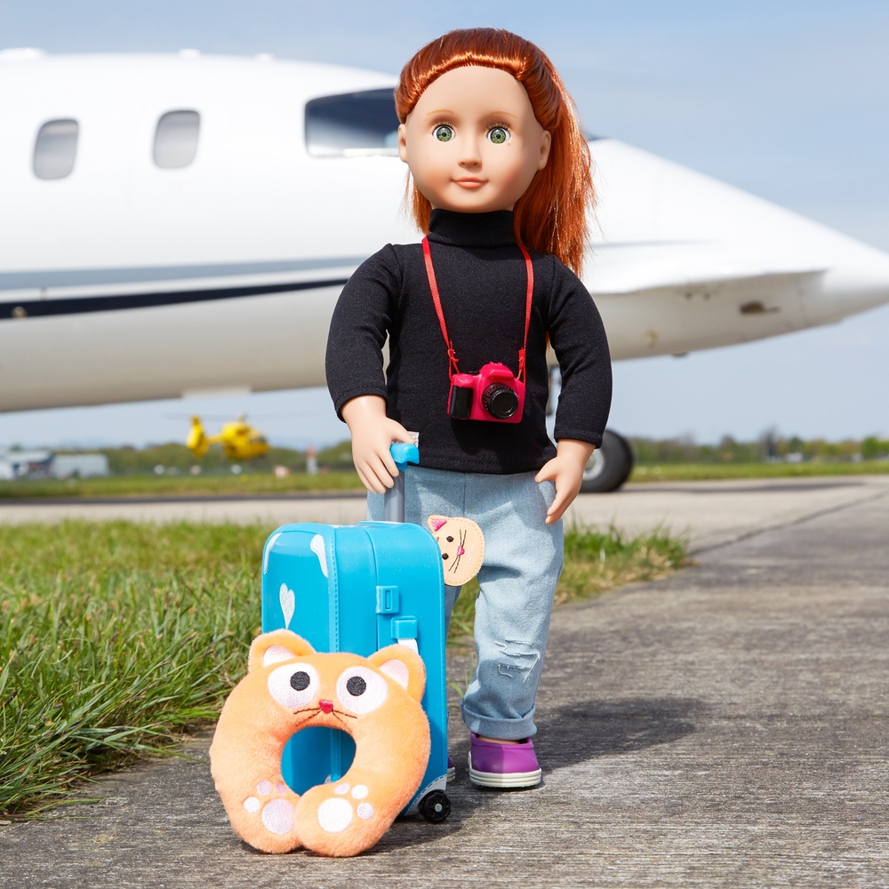 NEW LORI Doll ''Leighton's Travel Set'' Battat Our Generation 6 Doll  Luggage