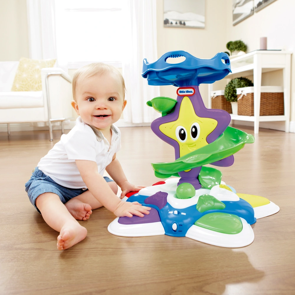 Tour à Billes Avec Toboggan – Jouet Éducatif Adorable – Descente Et Roulement De Balle – Durable Et Portable – Cadeau Enfant