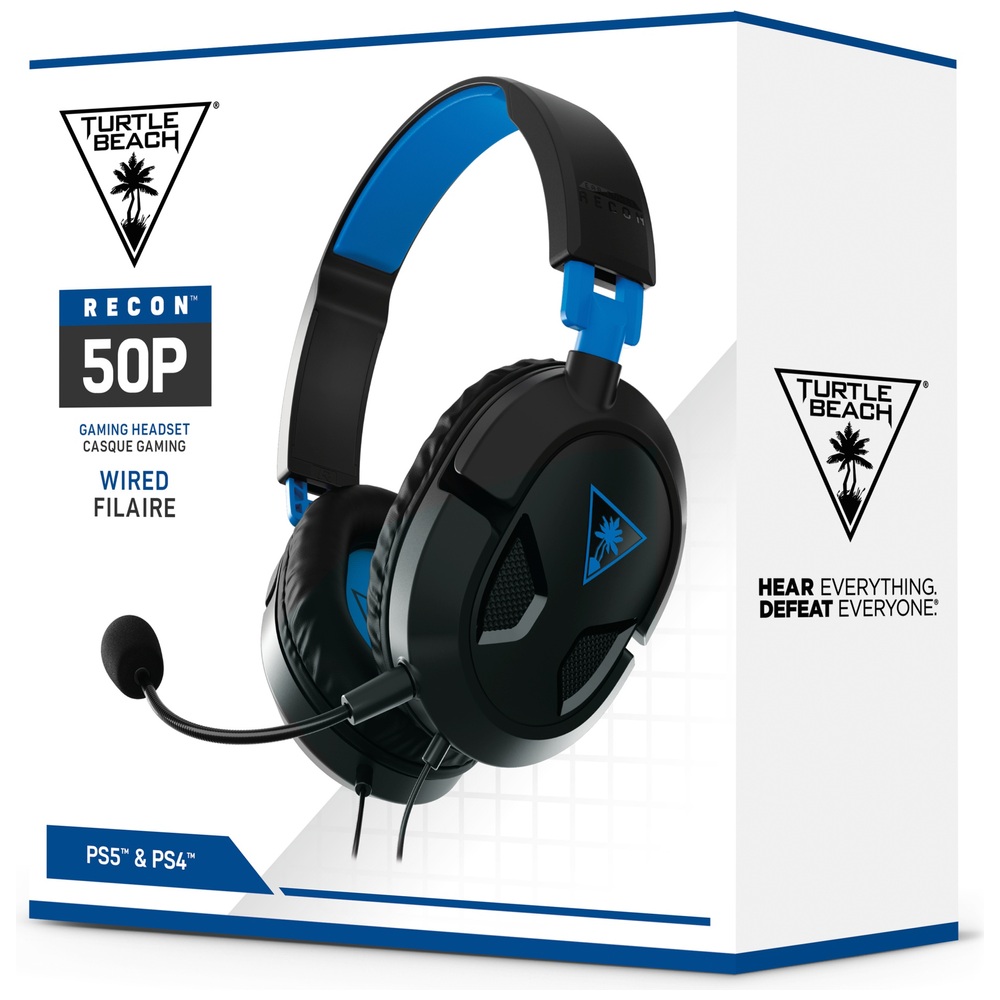 Turtle Beach Recon 50P Gaming Headset for PS5, PS4, Xbox, Switch, PC ...