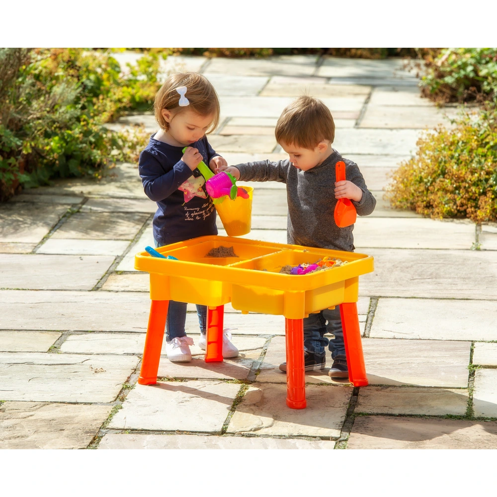 DeAO Water Table For Toddlers, 82Pcs Outdoor Water Park Playset, Water