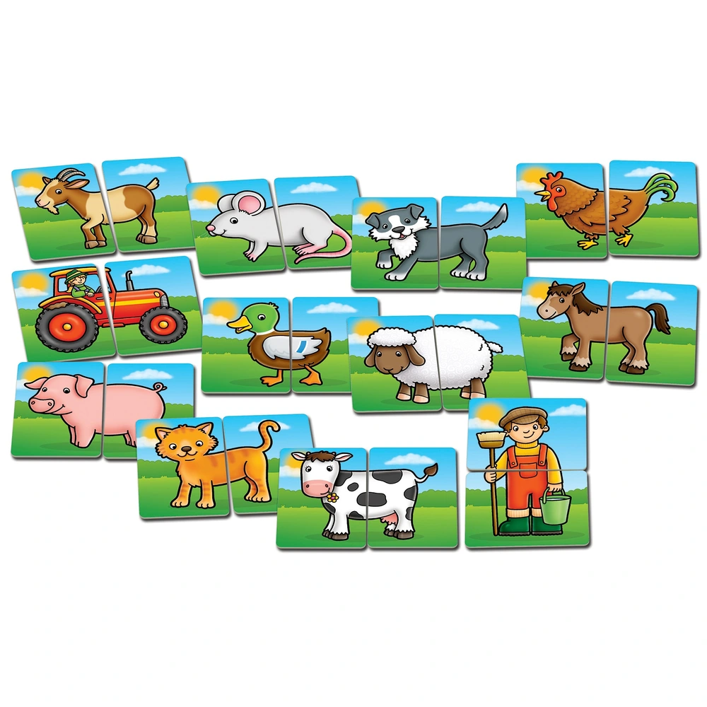 Orchard Toys Educational Game Farmyard Heads Tails Smyths Toys UK