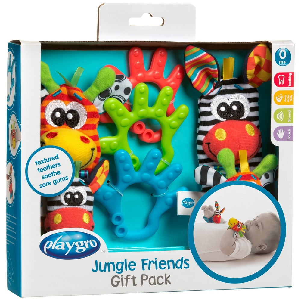 Jungle Wrist Rattle and Foot Finder – Playgro International