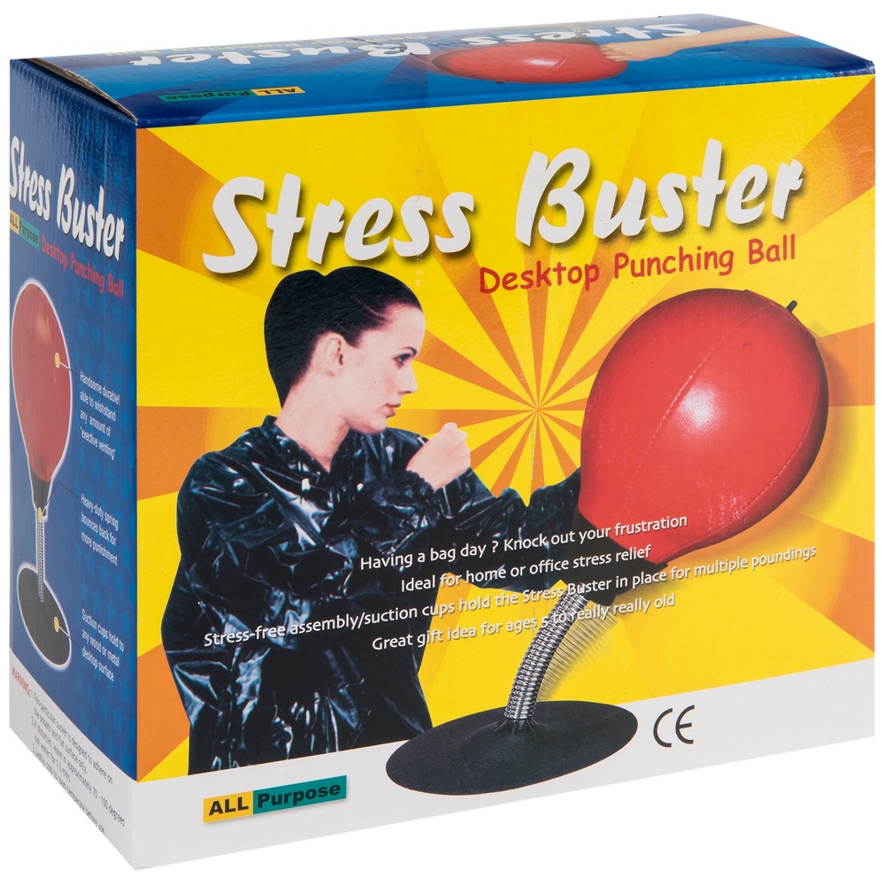 Tisch Punchingball rot Antistress Boxbirne