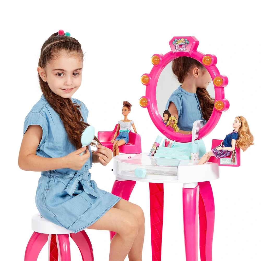 Barbie Vanity Table with Styling Accessories Smyths Toys Ireland