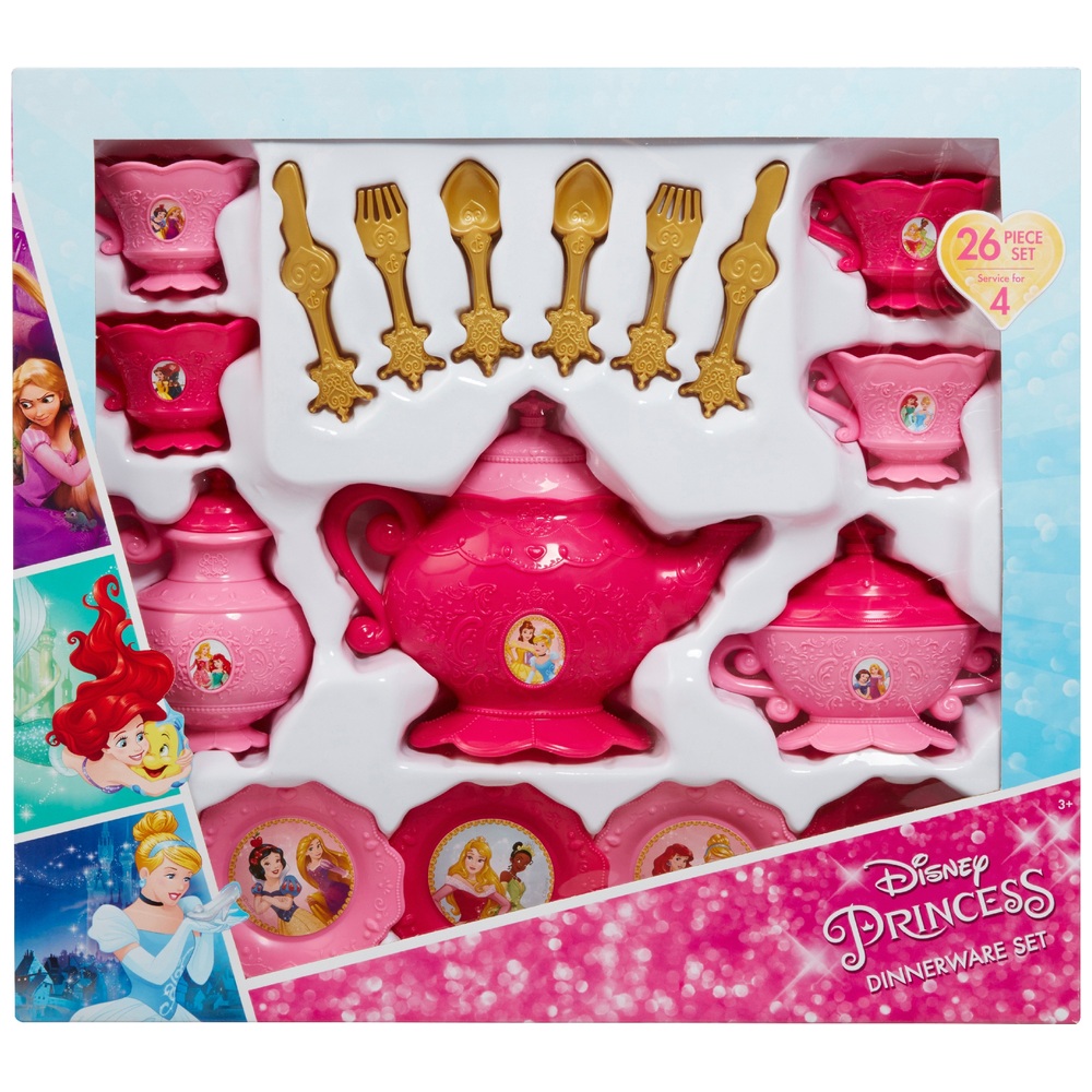 disney frozen 26 piece dinnerware set