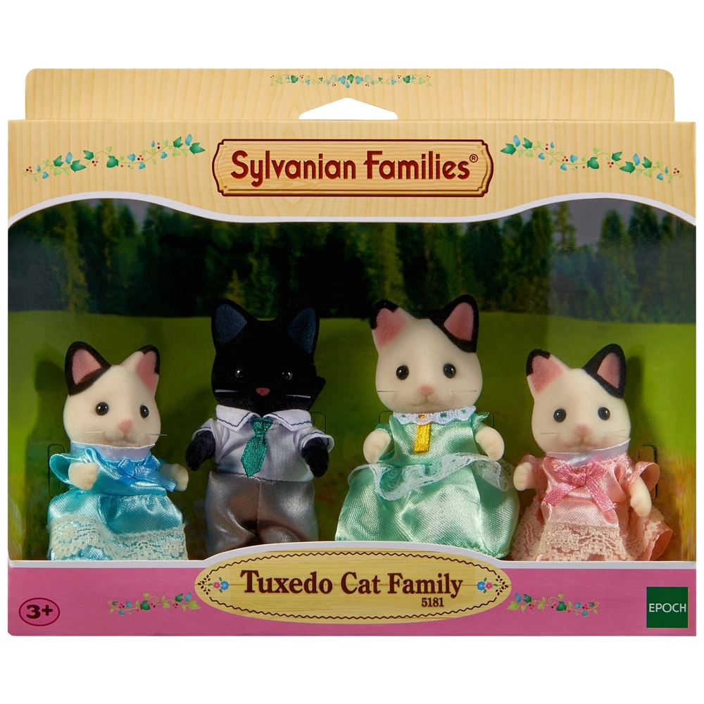 Sylvanian Families - Famille Chat bicolore
