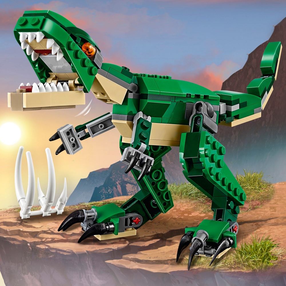 LEGO Creator 31058 3-in-1 Mighty Dinosaurs | Smyths Toys UK