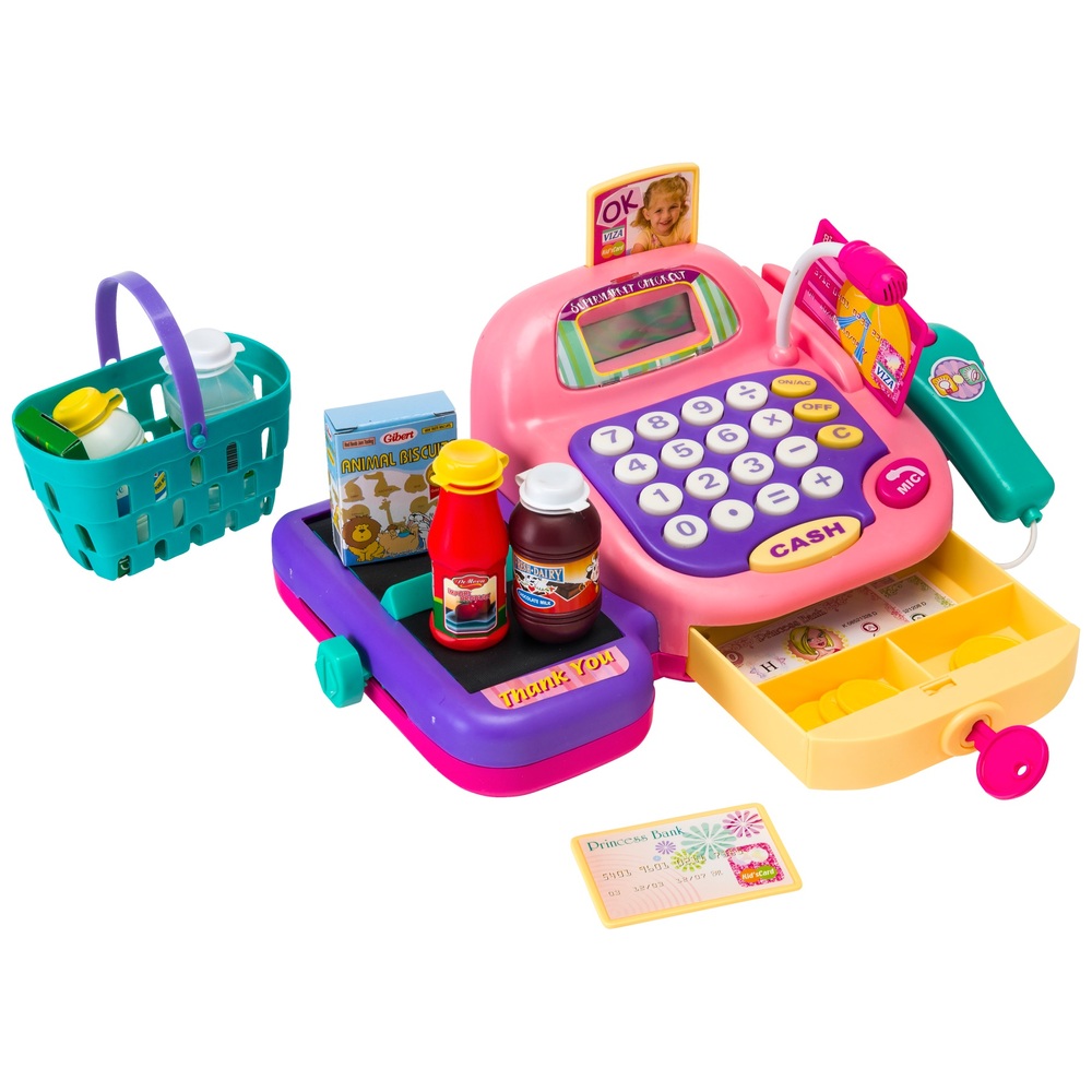 Supermarket Cash Register Pink | Smyths Toys Ireland