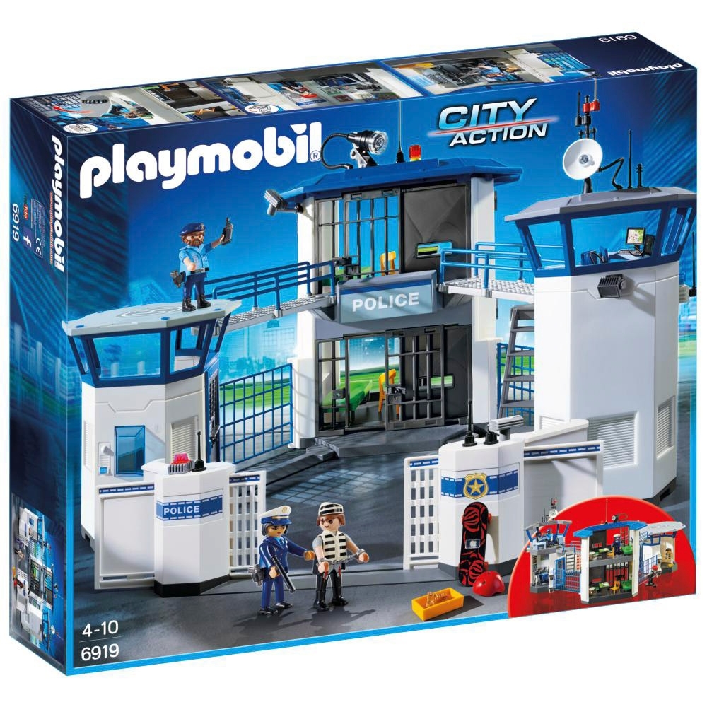 PLAYMOBIL 6919 City Action Police Headquarters with Prison