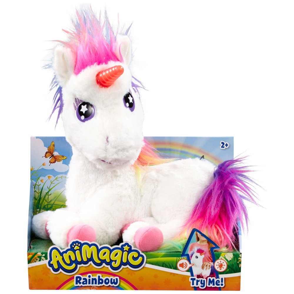 Animagic Rainbow My Glowing Unicorn | Smyths Toys UK