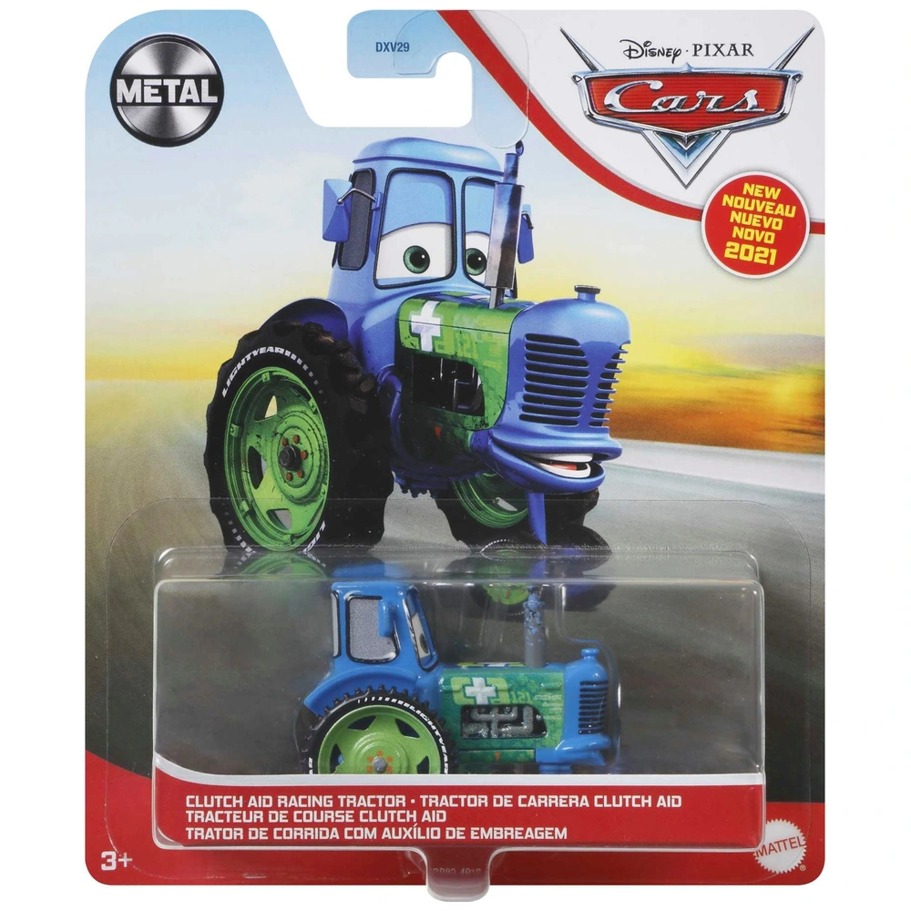 Disney Pixar Cars Diecast Car Clutch & Racing Tractor 1:55 Scale