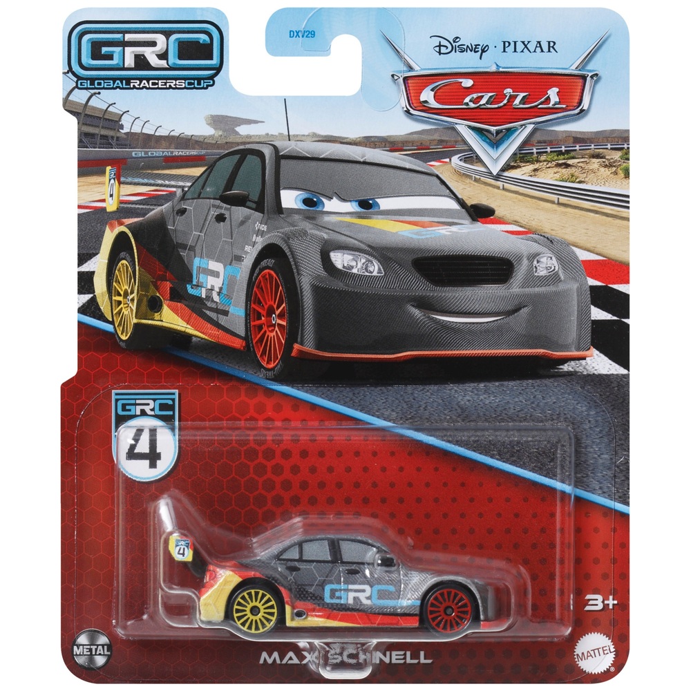 Disney Cars Diecast Car Global Racers Cup Max Schnell 1:55 Scale ...