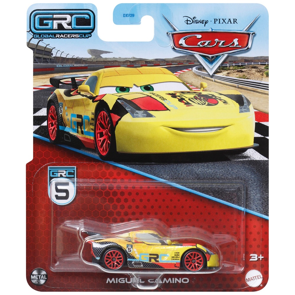 Disney Pixar Cars Die-Cast Fahrzeug Global Racing Cup Miguel Camino ...