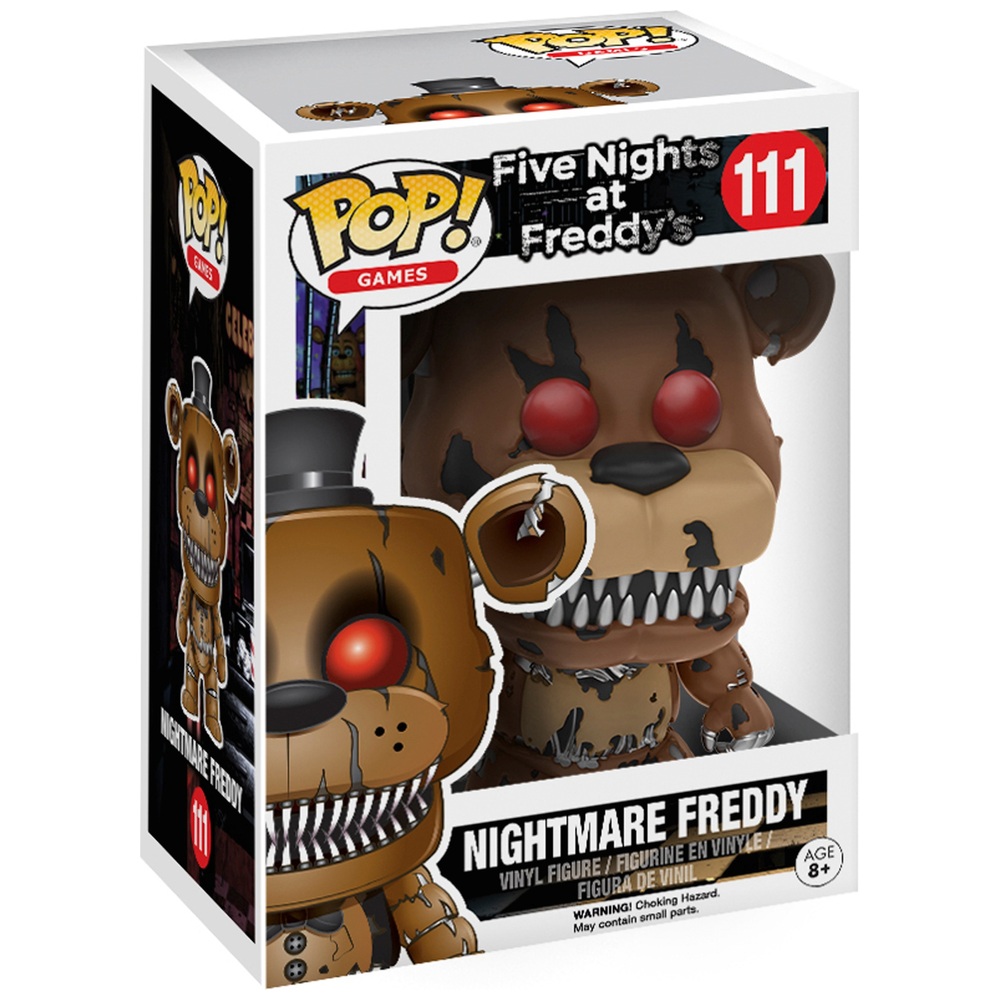  Funko Five Nights at Freddy's - Nightmare Freddy Toy Figure :  Toys & Games