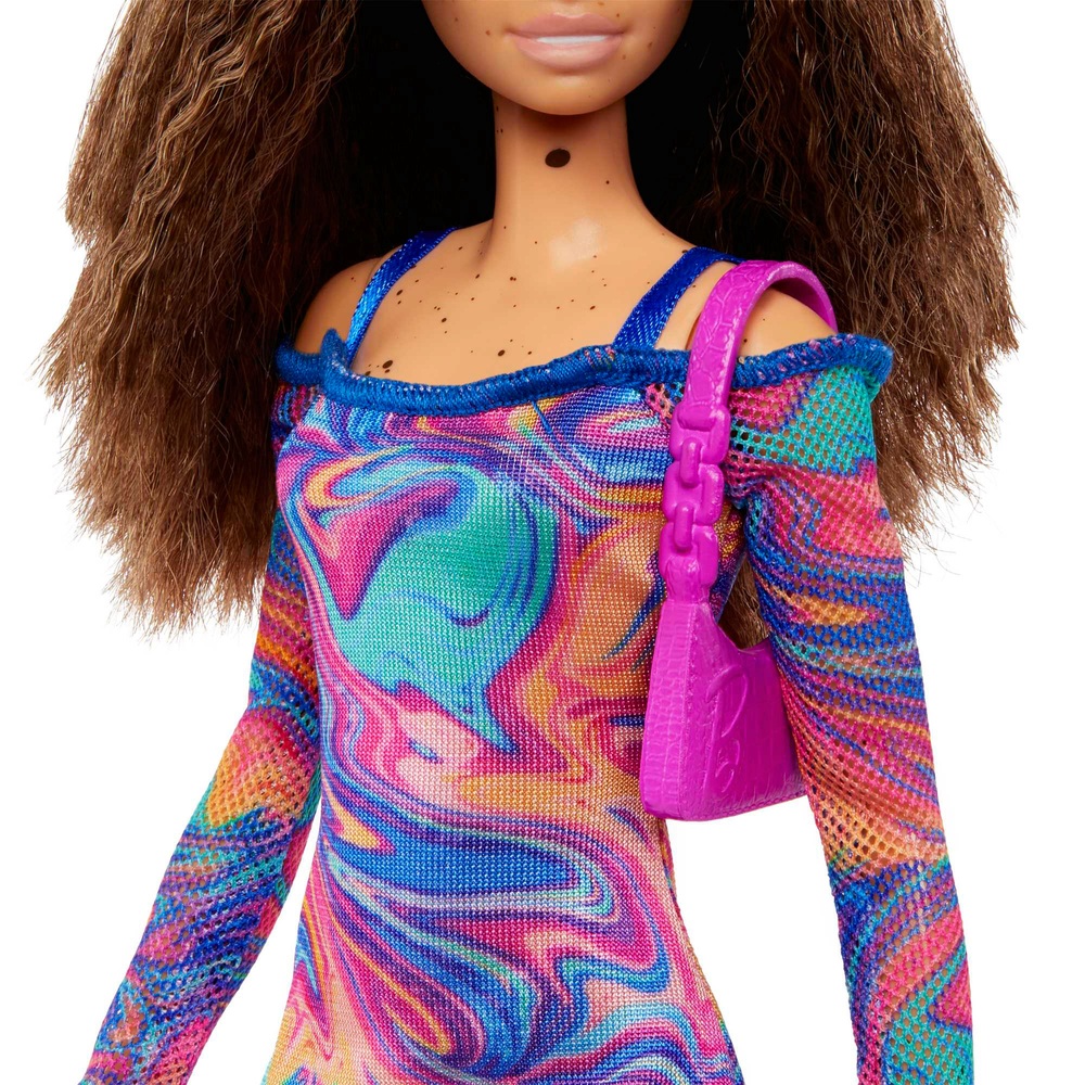Barbie Fashionistas Doll 206 Crimped Hair and Freckles Smyths Toys UK
