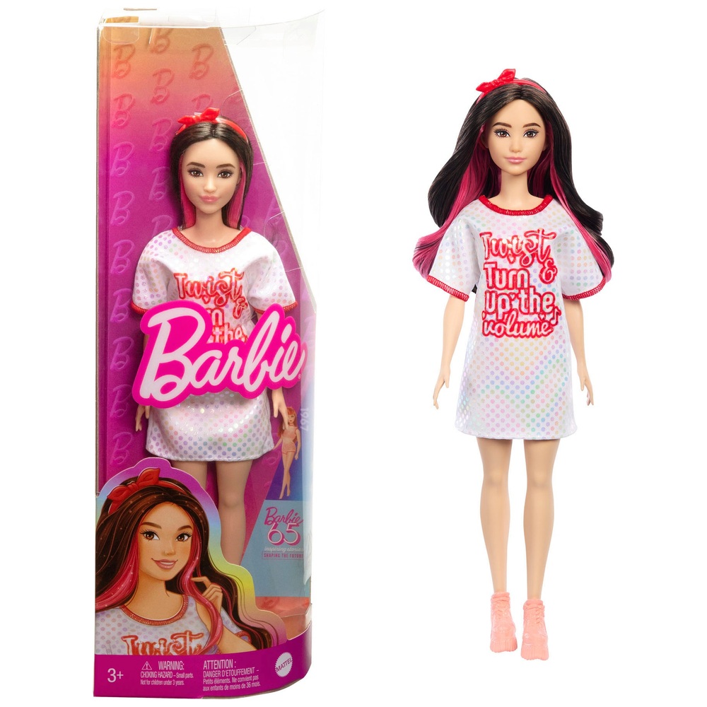 Barbie Fashionistas Doll #214 with Twist 'n' Turn Dress